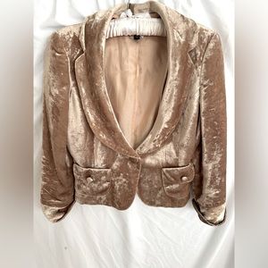 Rare BeBe velvet cropped jacket